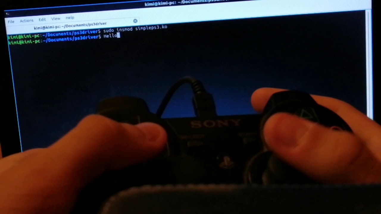 PS3 Controller acting as a keyboard