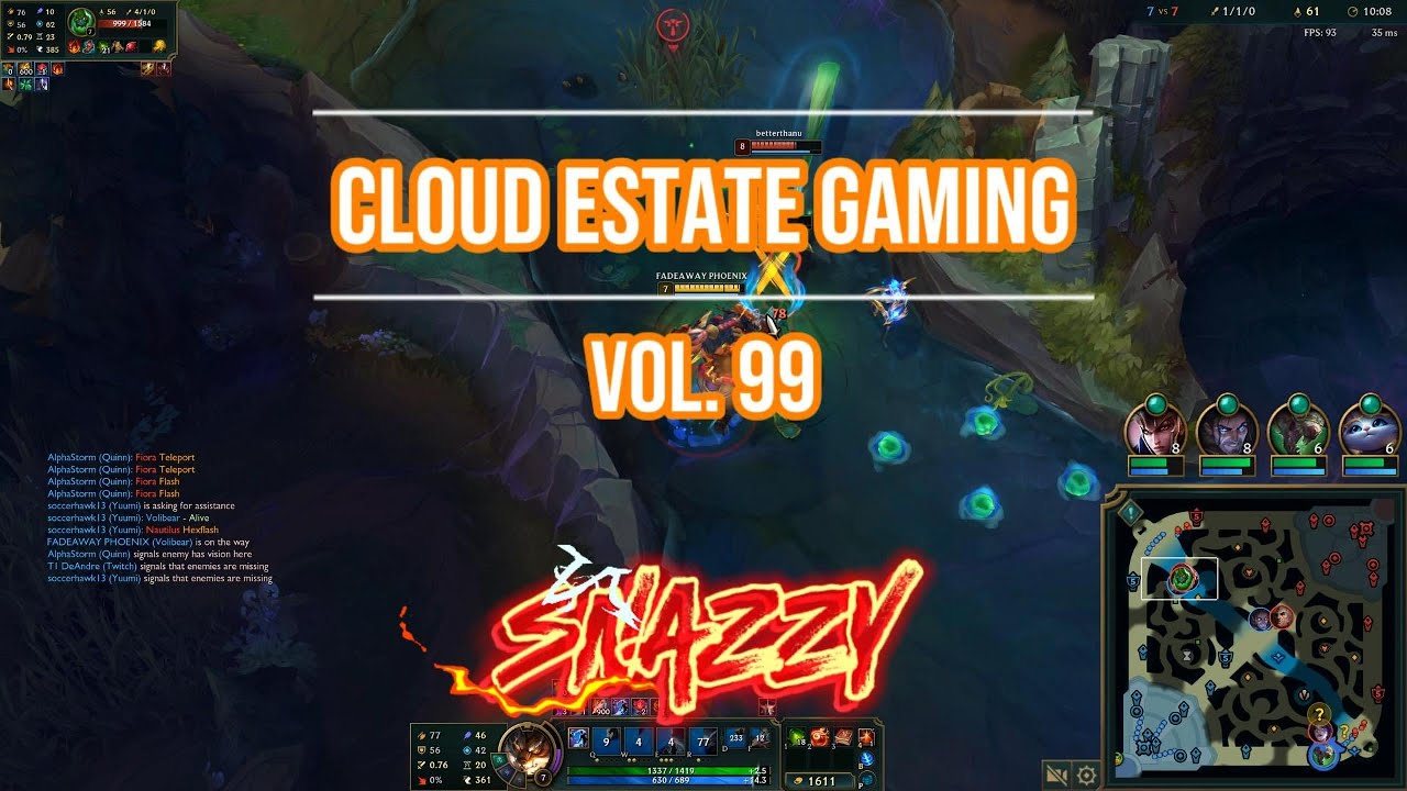 | CEG VOL 99 | #cloudestategaming #leagueoflegends #snazzyceg #league #gaming