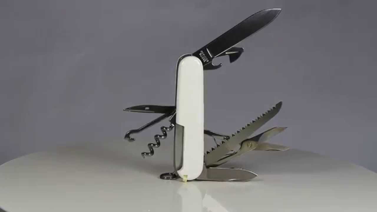 Knife Cutit Briceag Victorinox Huntsman 1.3713.7 White - www.incort.ro