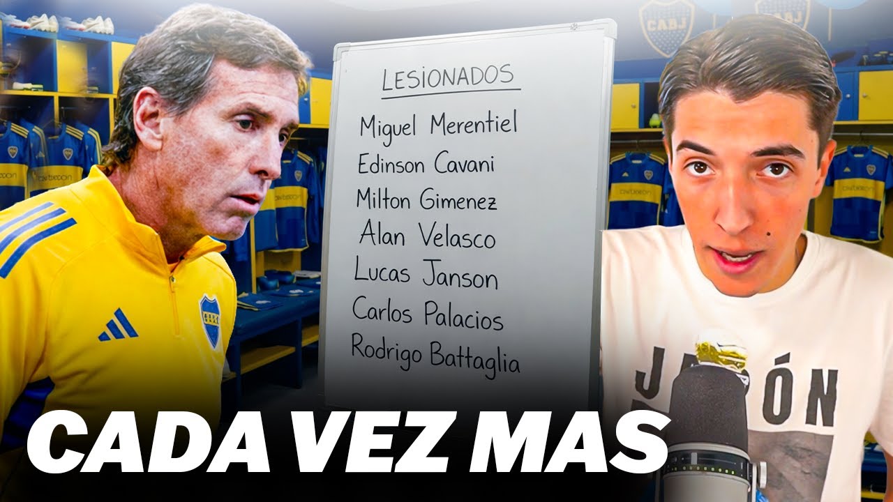 Mi opinion de Todos los Lesionados en Boca Juniors