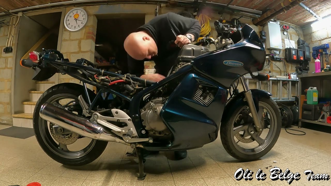 Projet MOLBT: 1 épisode: la présentation et le démontage de la Diversion #yamaha #yamahadiversion