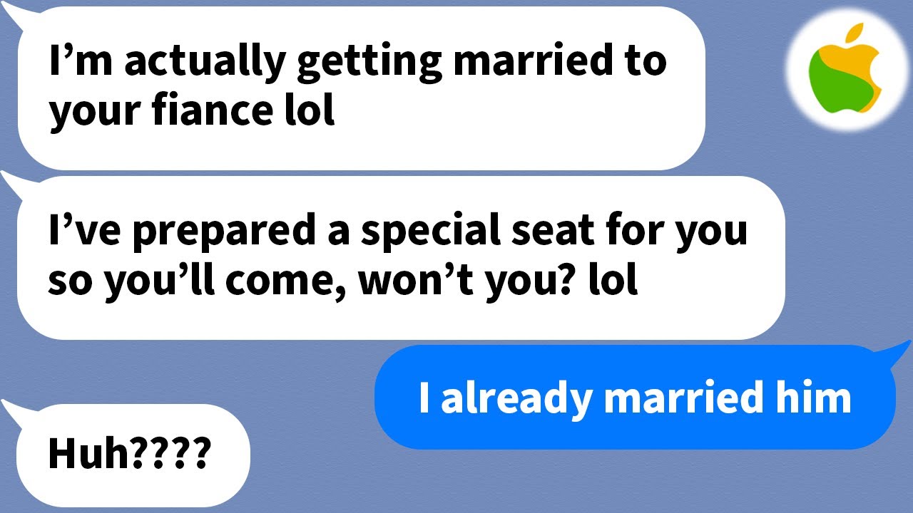 【Apple】 My sister is saying she'd stealing my fiancé, but she doesn't realize I'm already married