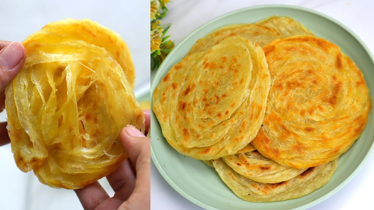 Cuma 3 Bahan !! TEPUNG TERIGU + AIR + MINYAK , Bisa jadi jajanan enak ROTI MARYAM ORIGINAL