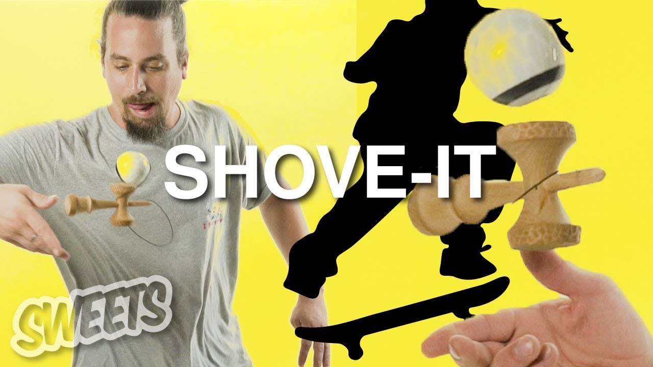 Как делать SHOVE-IT — мастер-класс по трюкам с кендамой — Sweets Kendamas
