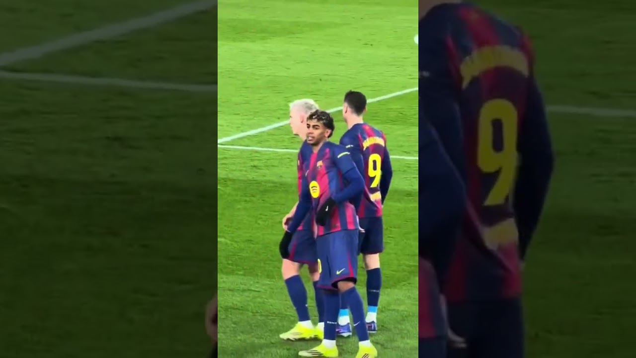 Lamine Yamal: celebration of his GOAL vs Copenhagen | Champions League game