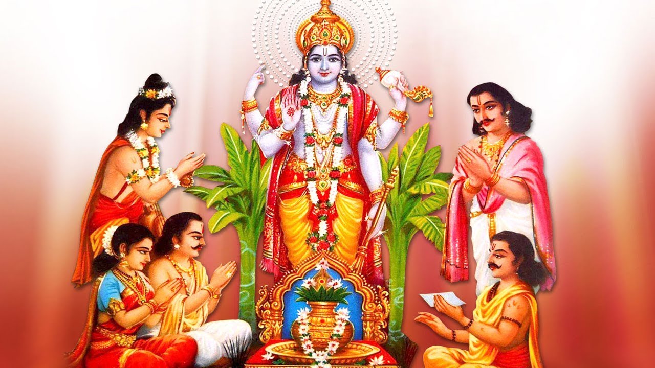 Satyanarayana Pooja - Powerful Mantras to Invoke Lord Vishnu to Fulfill Wishes & Desires