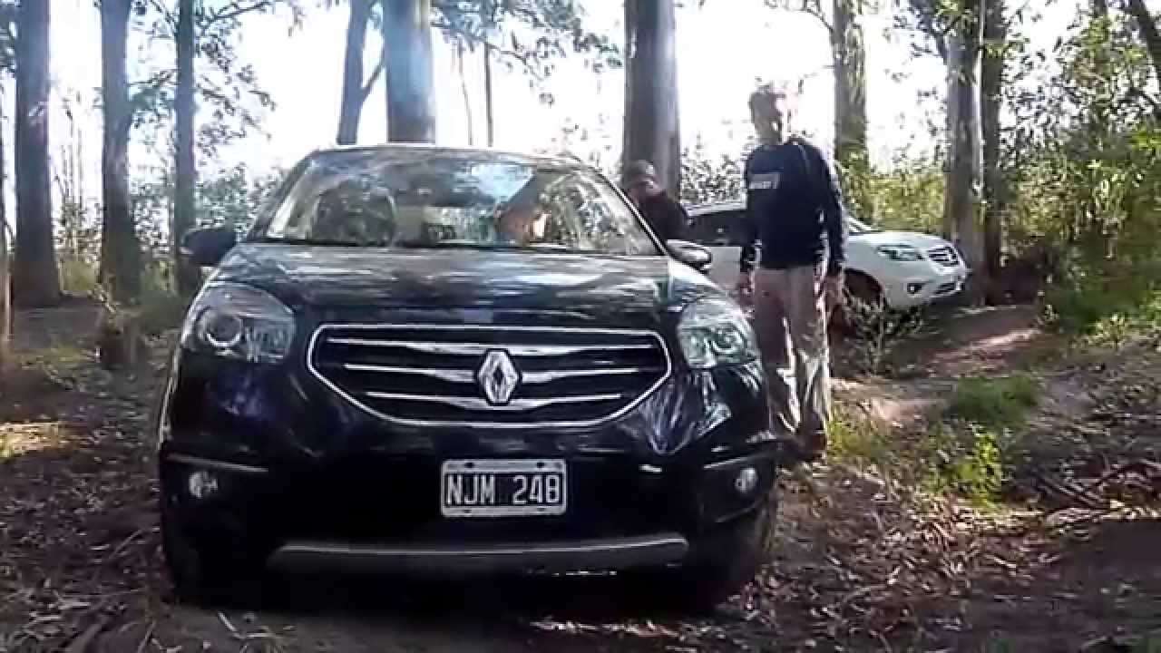 Adolfo, Ruben y Arturo iniciando el circuito de trial en cardales 4x4 con sus koleos