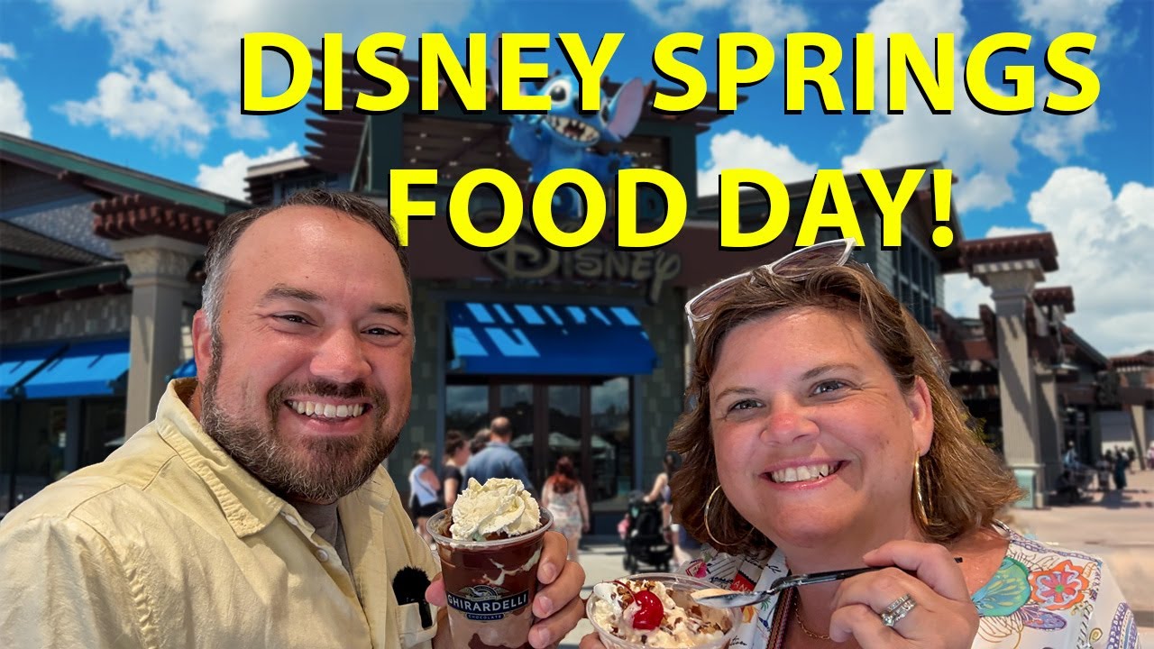 Disney Springs Food Tour! Earl of Sandwich, Ghiradelli, Gideon's and Summer House on the Lake