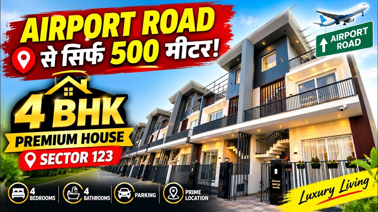Premium House Tour in Sector 123 Mohali | 4 BHK Independent House
