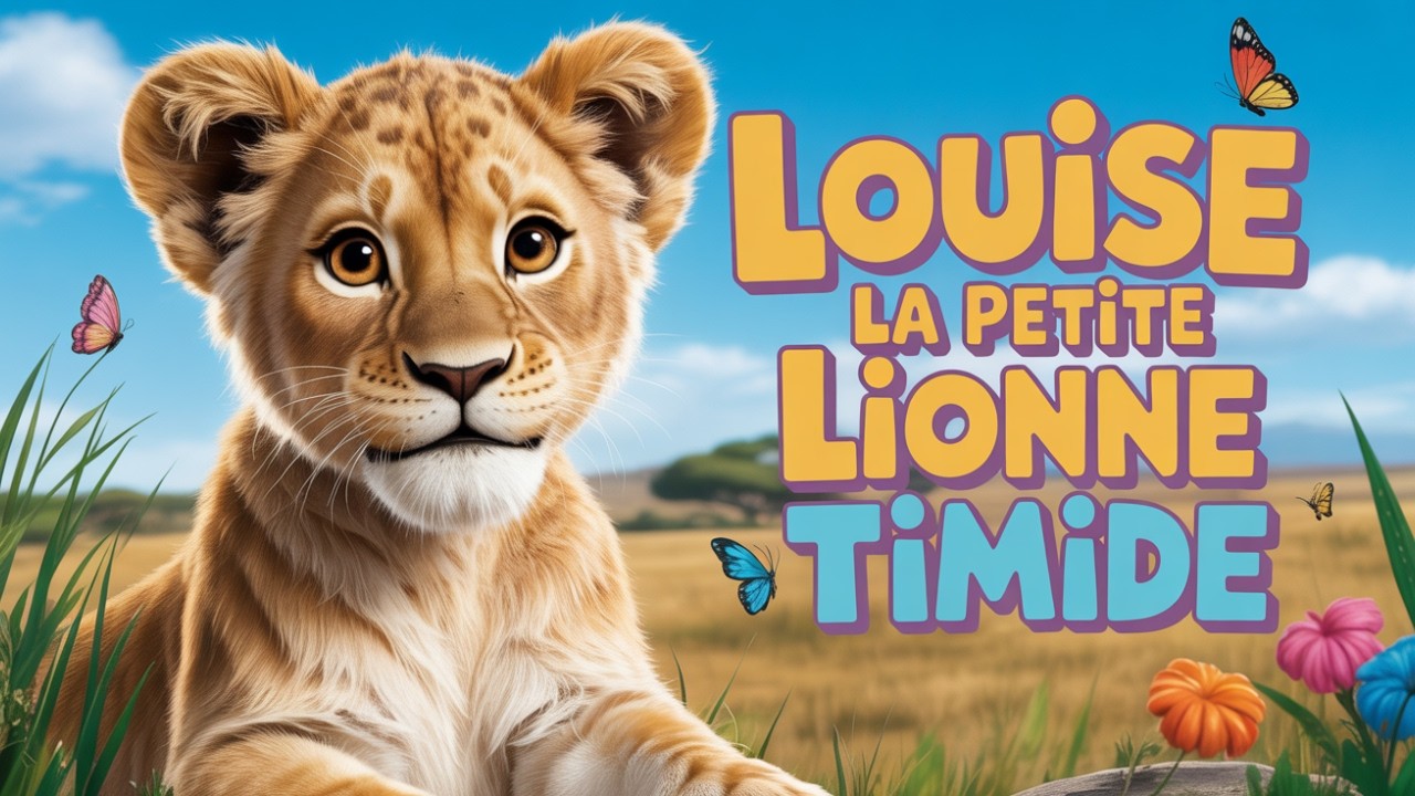 Louise la petite lionne qui a un peu trop peur🦁✨ | Chanson pour enfants pleine de courage