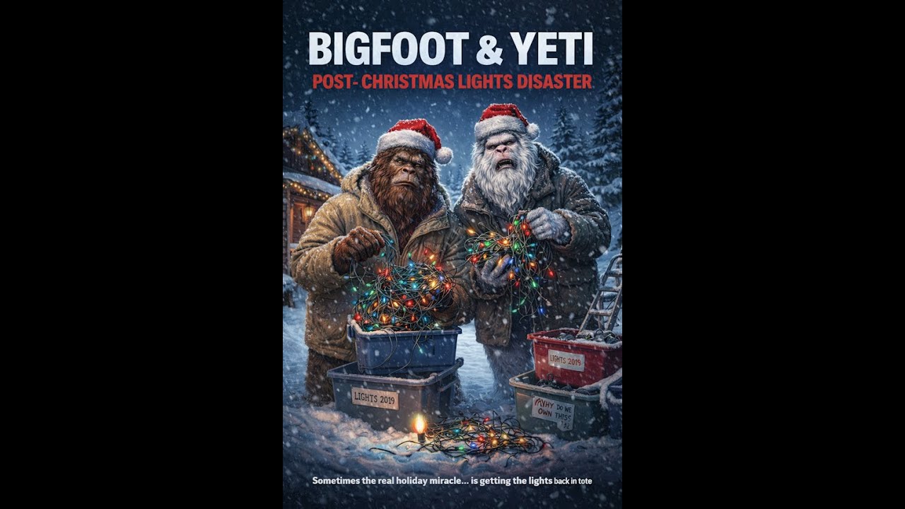 Bigfoot & Yeti  - The Post Christmas Lights Disaster