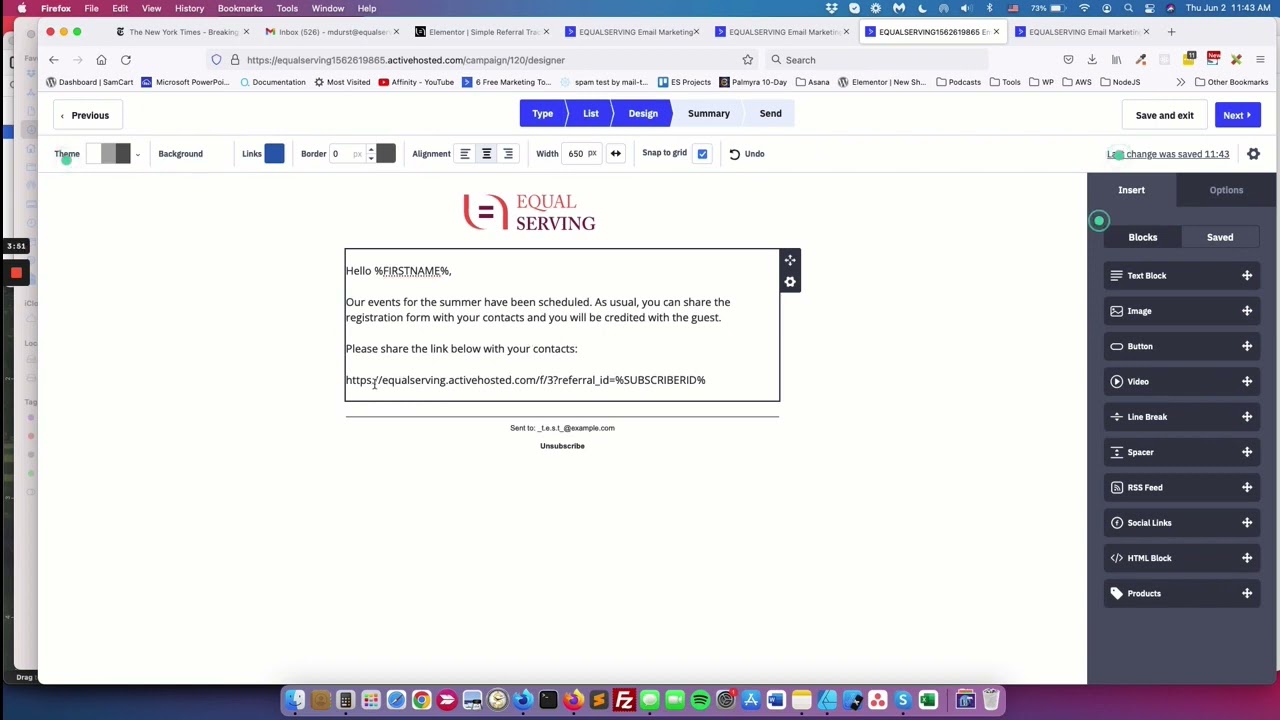 Event Registration with Referral Tracking Using ActiveCampaign