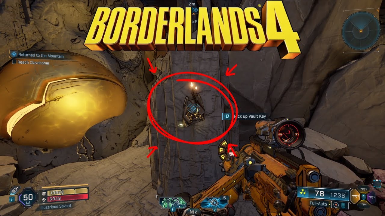 Местоположение фрагмента ключа от хранилища Лоу-Лейс — Borderlands 4