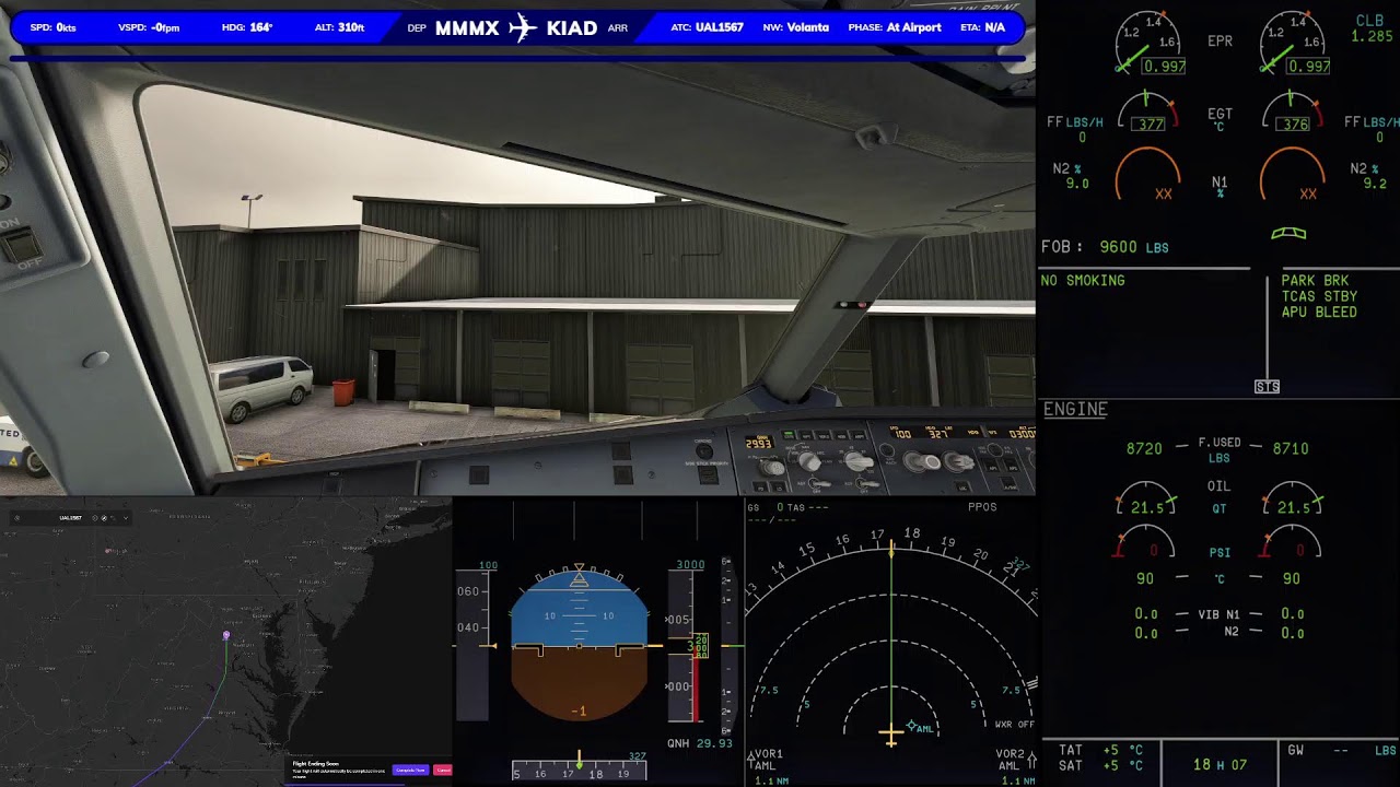 United Virtual A320 OPS | MMMX-KIAD