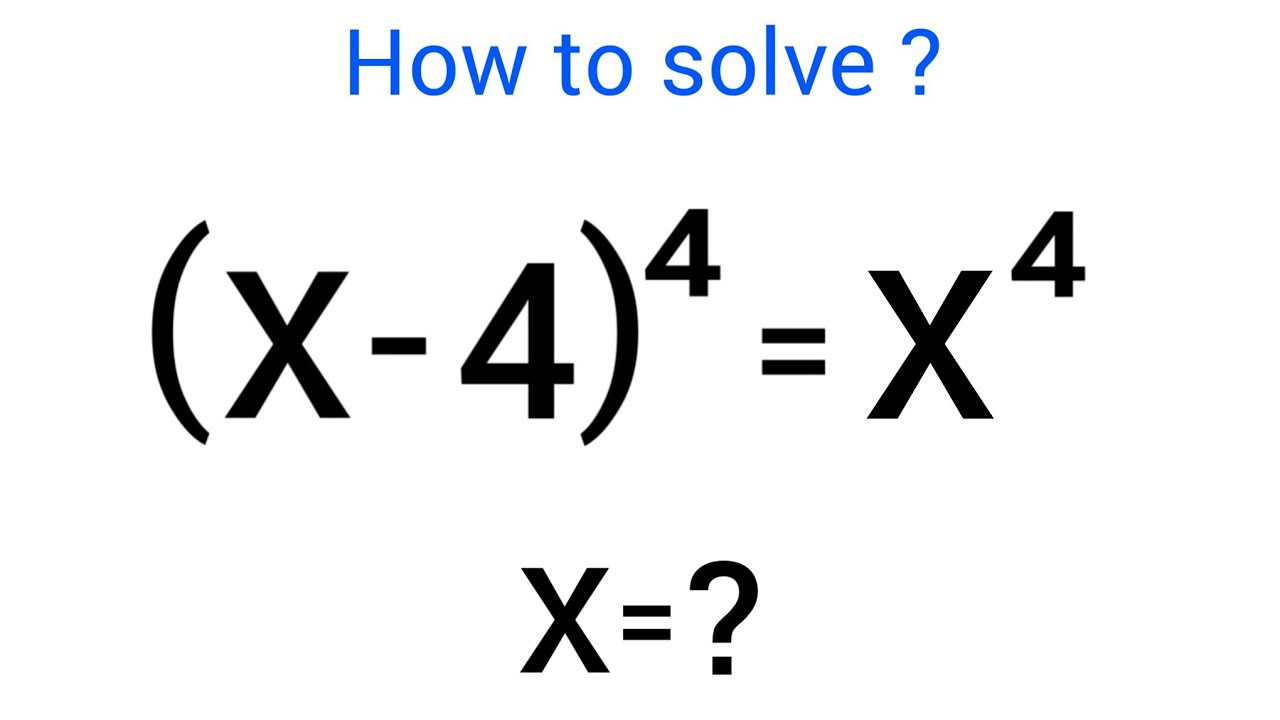 A Nice Algebra Problem.