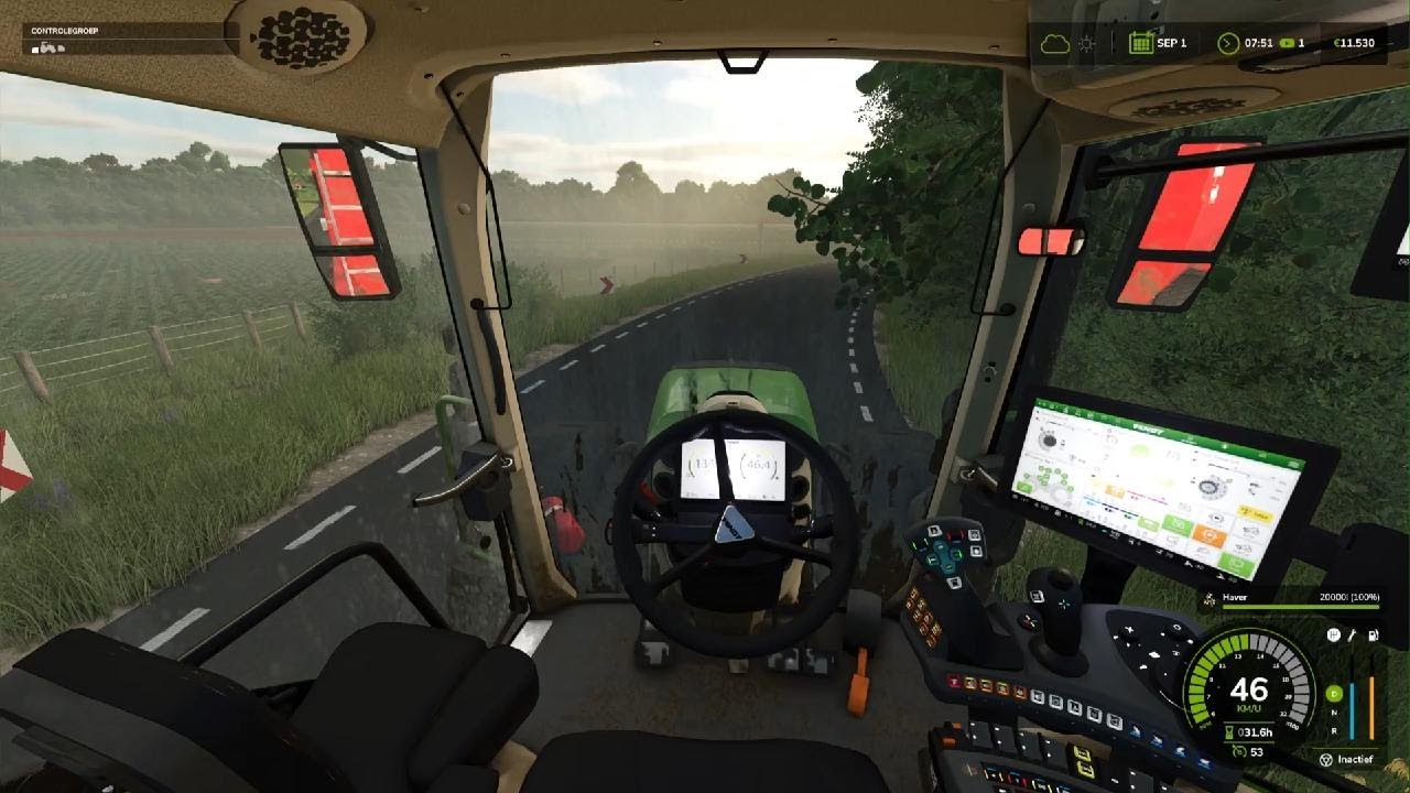 Haver brengen bij de graanmolen
