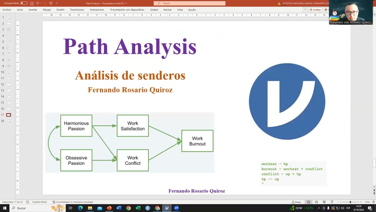 Path Analysis   Análisis de senderos