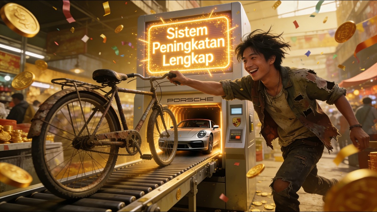 【PENUH】🔥Sepeda Tua Jadi Ferrari Sekejap? Bocah Miskin Kaya Raya Dengan Sistem Upgrade Semua Benda!