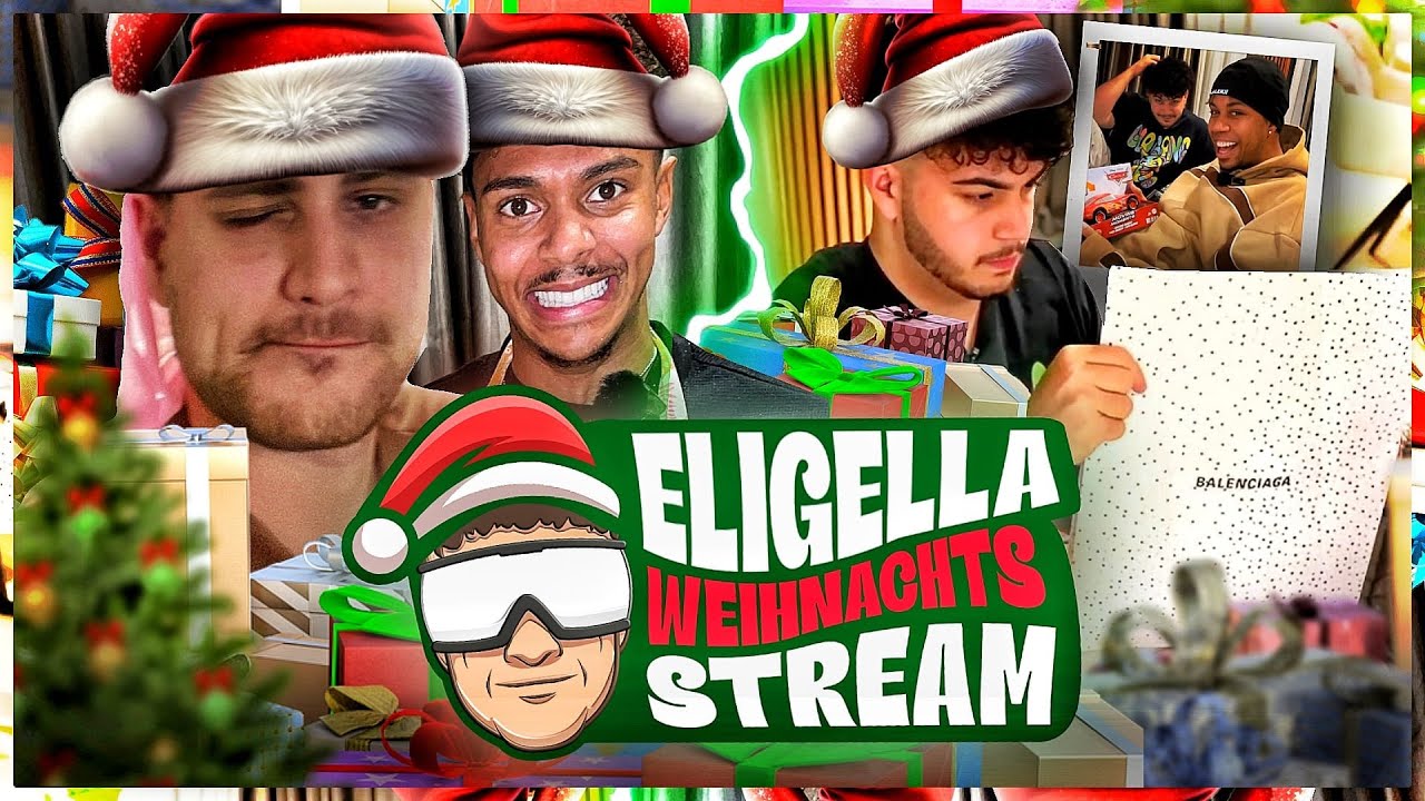 WIR beschenken UNS gegenseitig zu WEIHNACHTEN🎁 mit Melle, Willy, Sid & Rohat❤ XMAS STREAMHIGHLIGHTS🎄