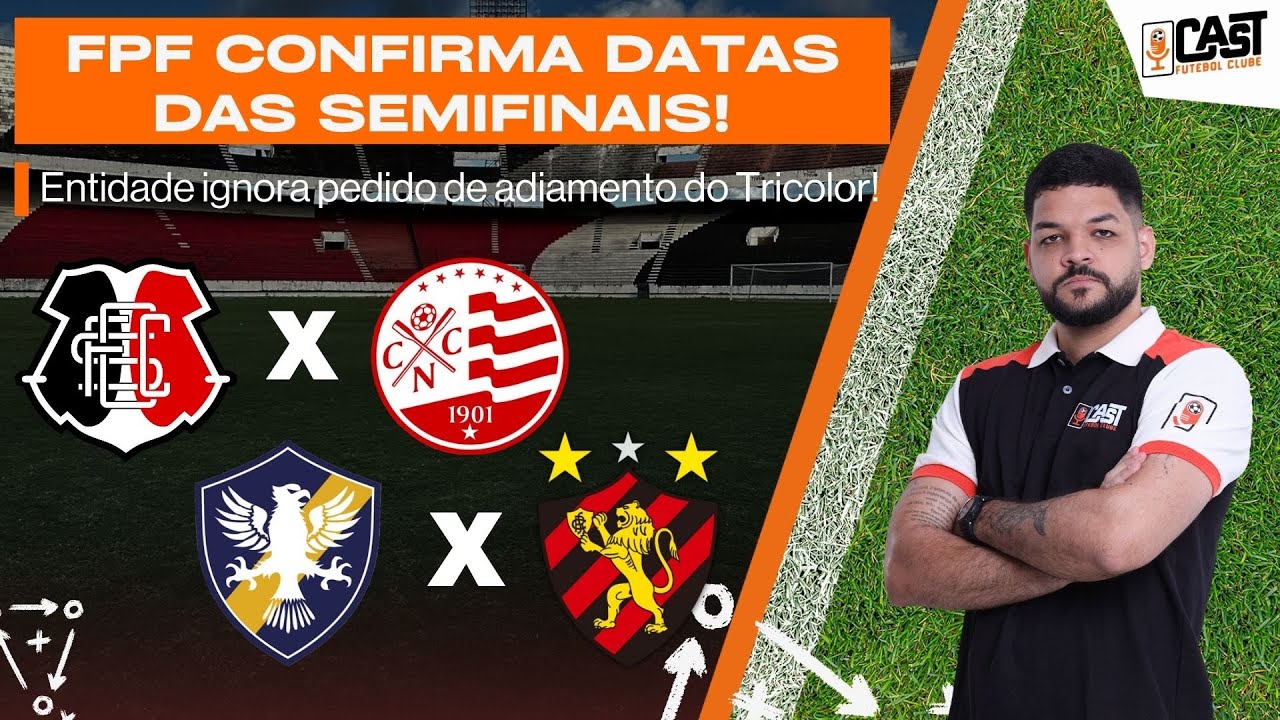 FPF CONFIRMA DATAS DE SANTA CRUZ X NÁUTICO E RETRÔ X SPORT !