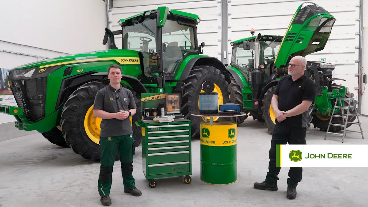Vzduchové filtry a údržba sání traktorů John Deere