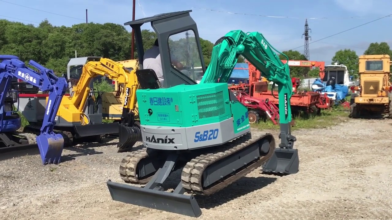 Hanix SB20 тест миниэкскаватора