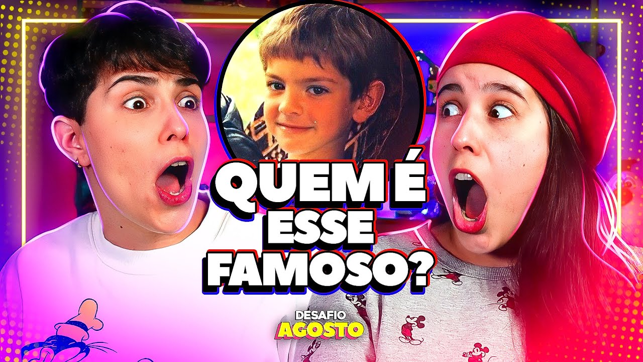 ADIVINHANDO A CELEBRIDADE PELA FOTO CRIANÇA! | Desafio A Gosto #04