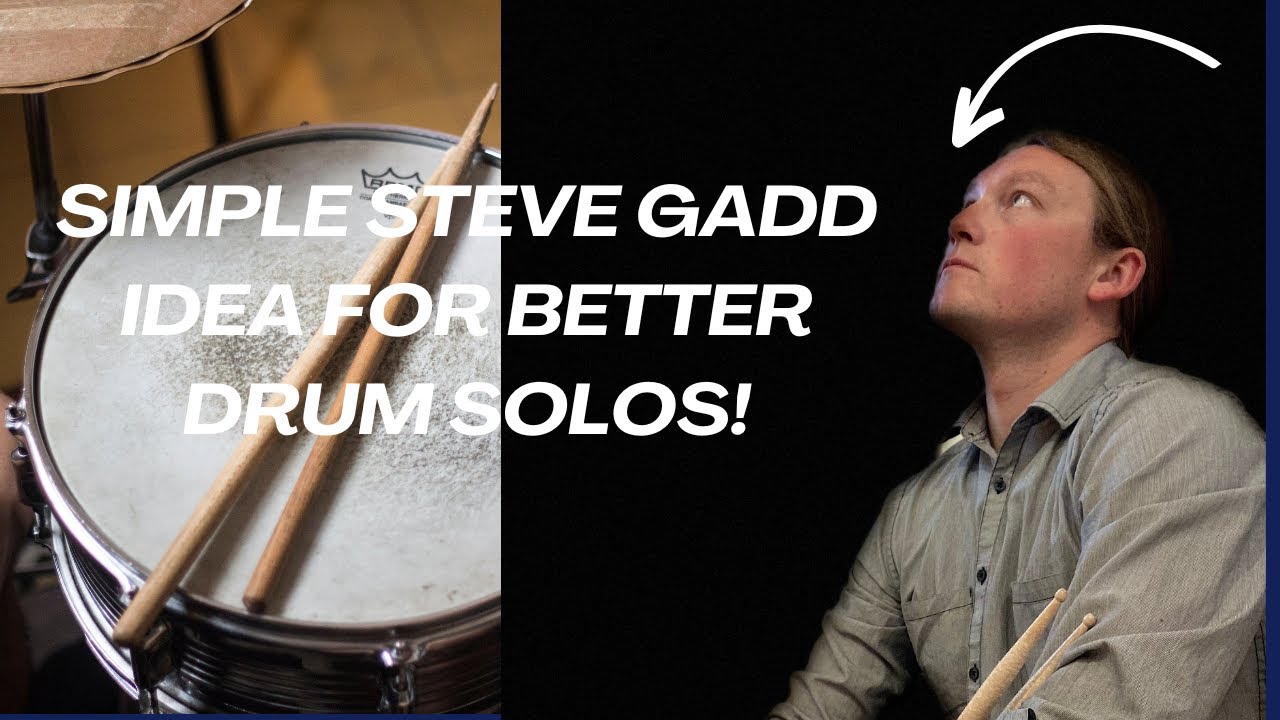 Simple Steve Gadd Lick:  Unlock you drum solos!