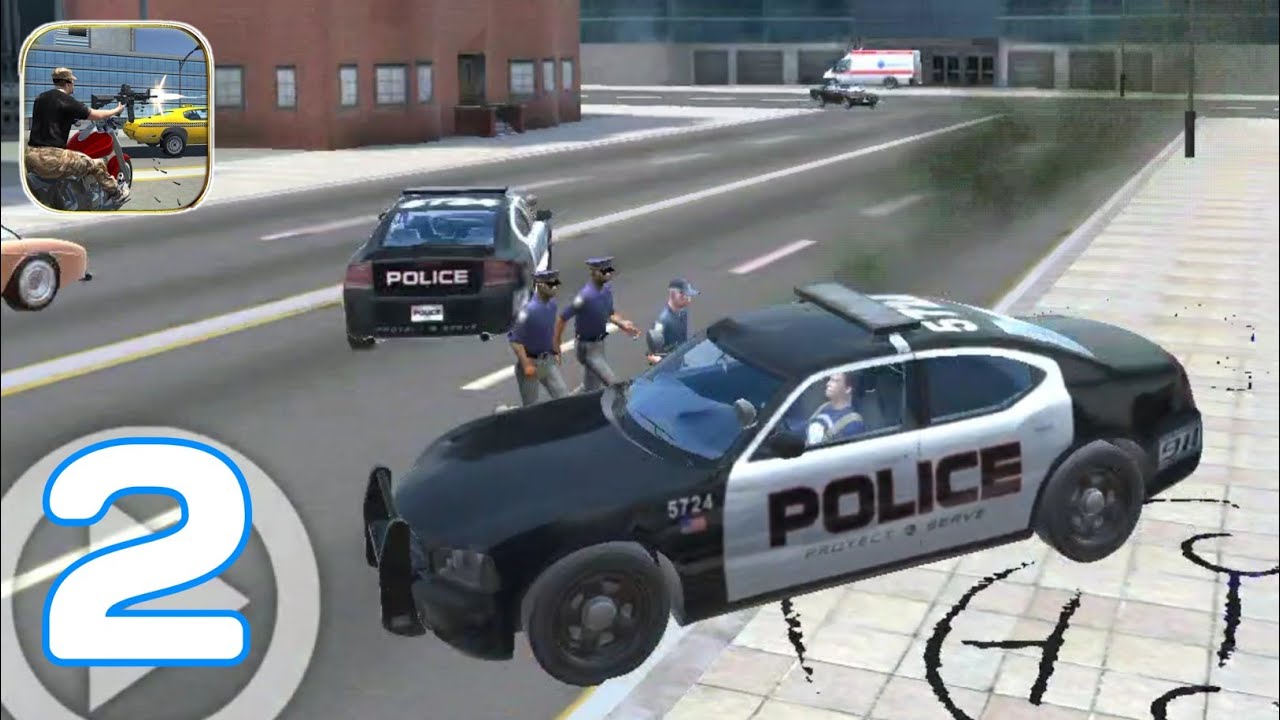 Grand Action Simulator - New York Car Gang - Part 2 (Android GamePlay Walkthrough)