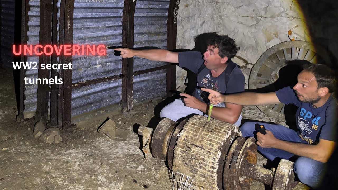 Horrific war time tunnels found deep in the overgrowth
