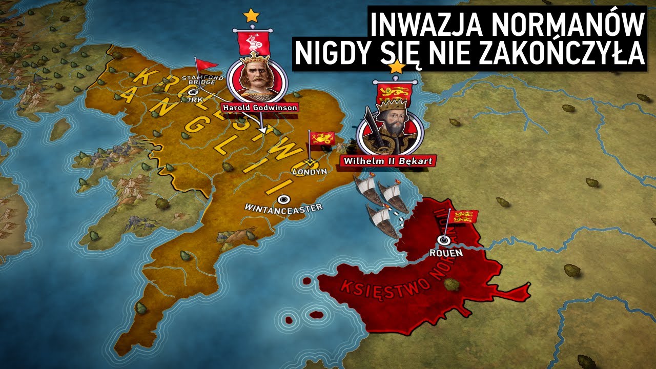 Historia Anglii: Normanowie i walka o koronę