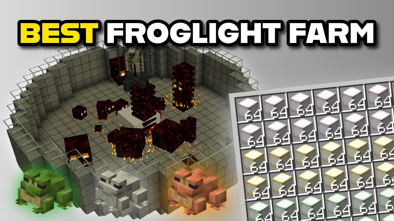 BEST Minecraft FROGLIGHT FARM - Simple, New design | Java 1.21.10+