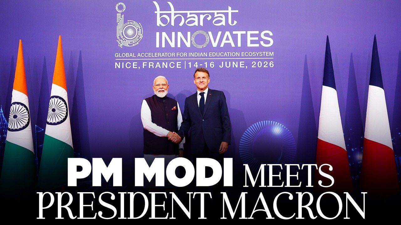 LIVE: PM Modi meets French President Emmanuel Macron in Nice