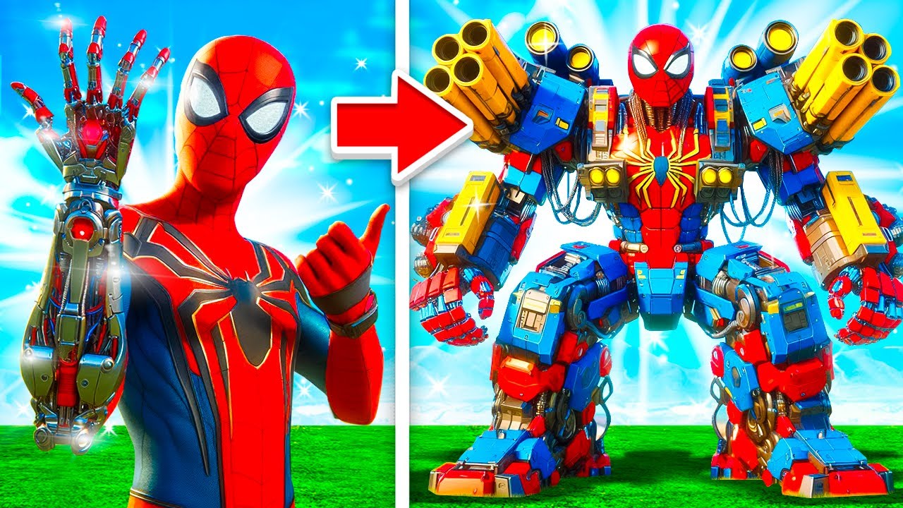 Обновление до MECHA Spiderman в GTA 5