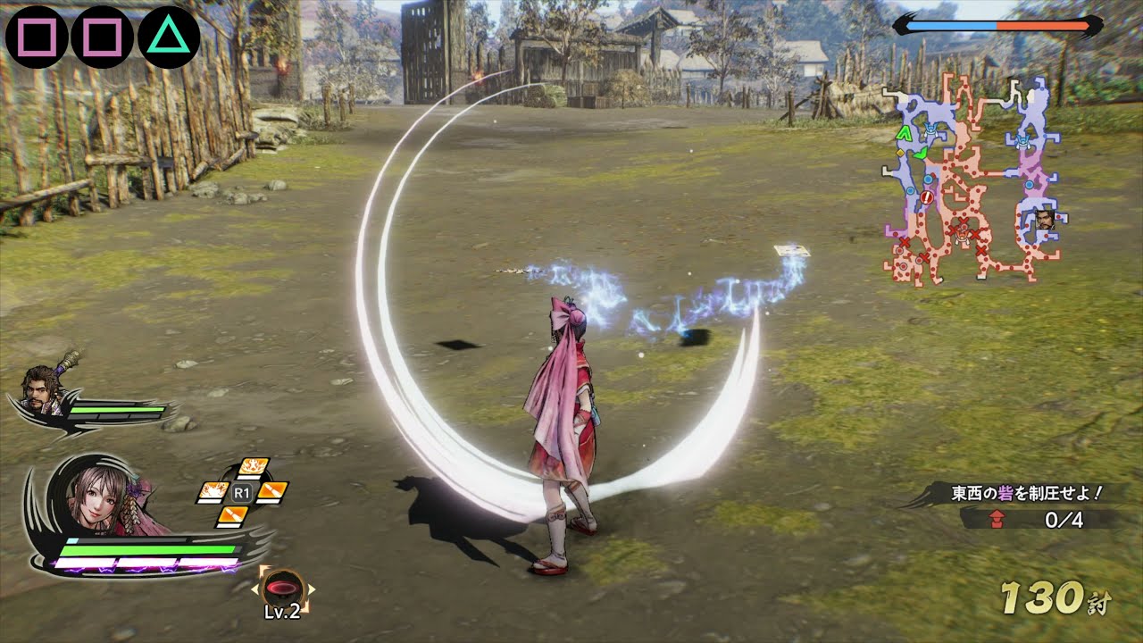 【Samurai warriors5】Oichi motions - Gofu （戦国無双５ お市） モーション動画