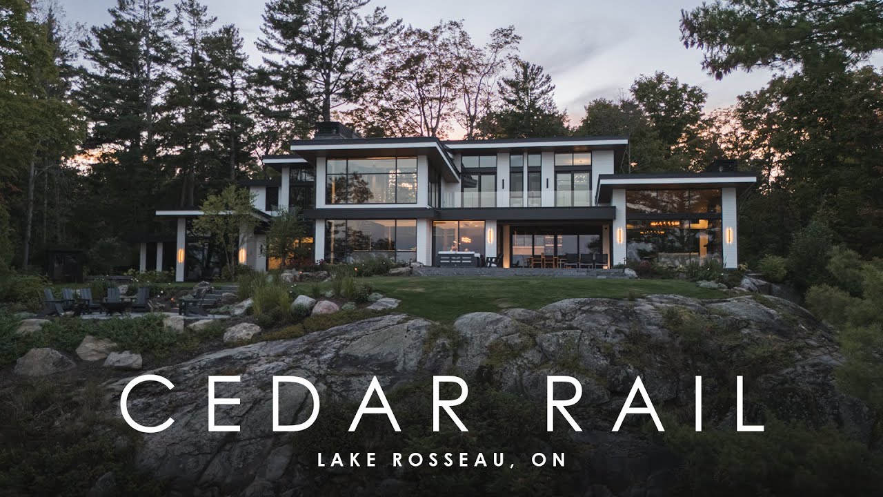 Inside a Luxury Muskoka Cottage on Lake Rosseau | Cedar Rail Cottage