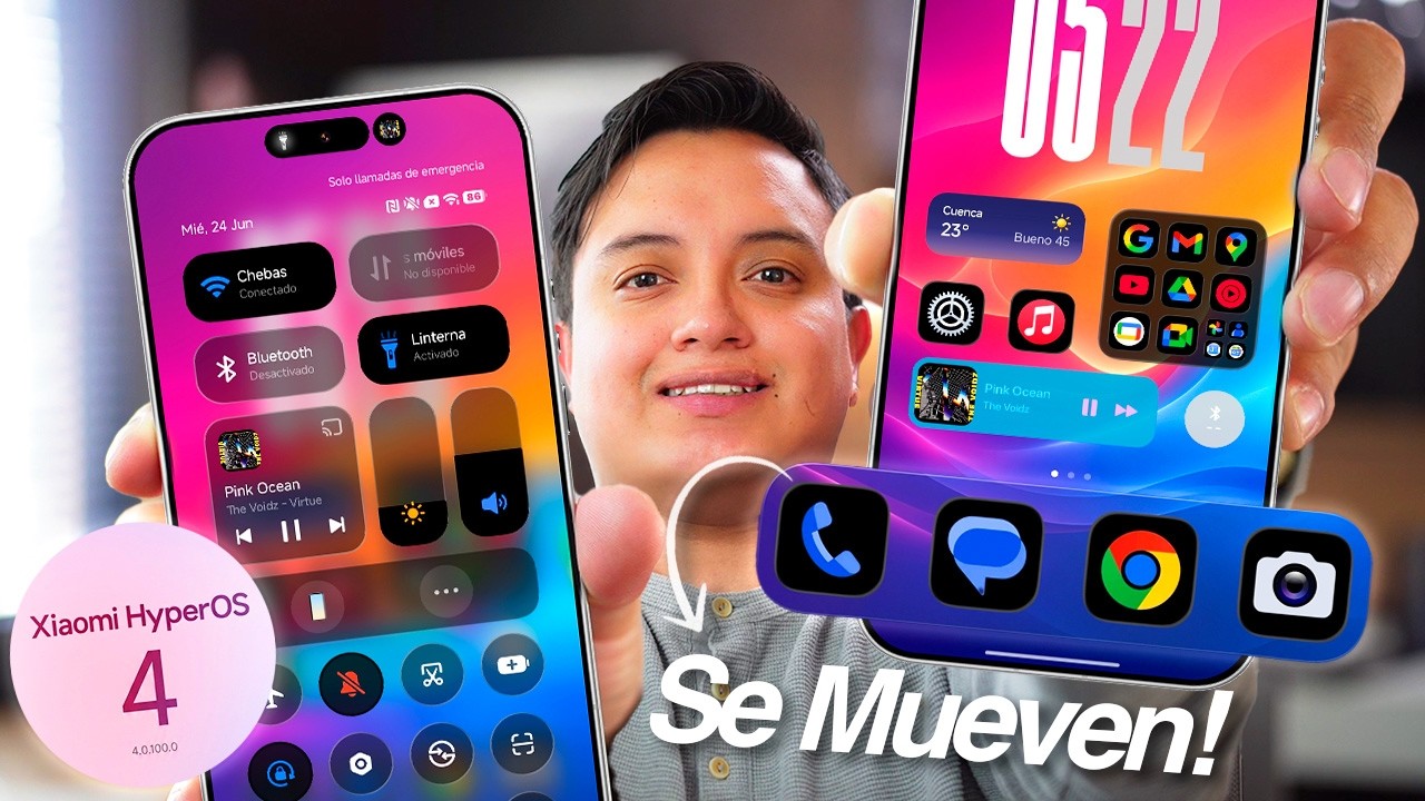 &iexcl;Ya Est&aacute;n Aqu&iacute;! ICONOS Animados y Centro de Control de HyperOS 4 para Cualquier XIAOMI 😍