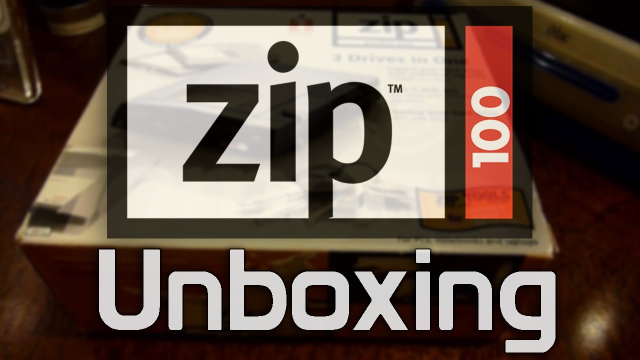 Iomega Zip Drive 100 Unboxing