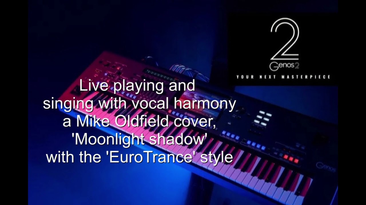 'Moonlight shadow'  a Mike Oldfield cover with vocal harmony on the Yamaha Genos 2