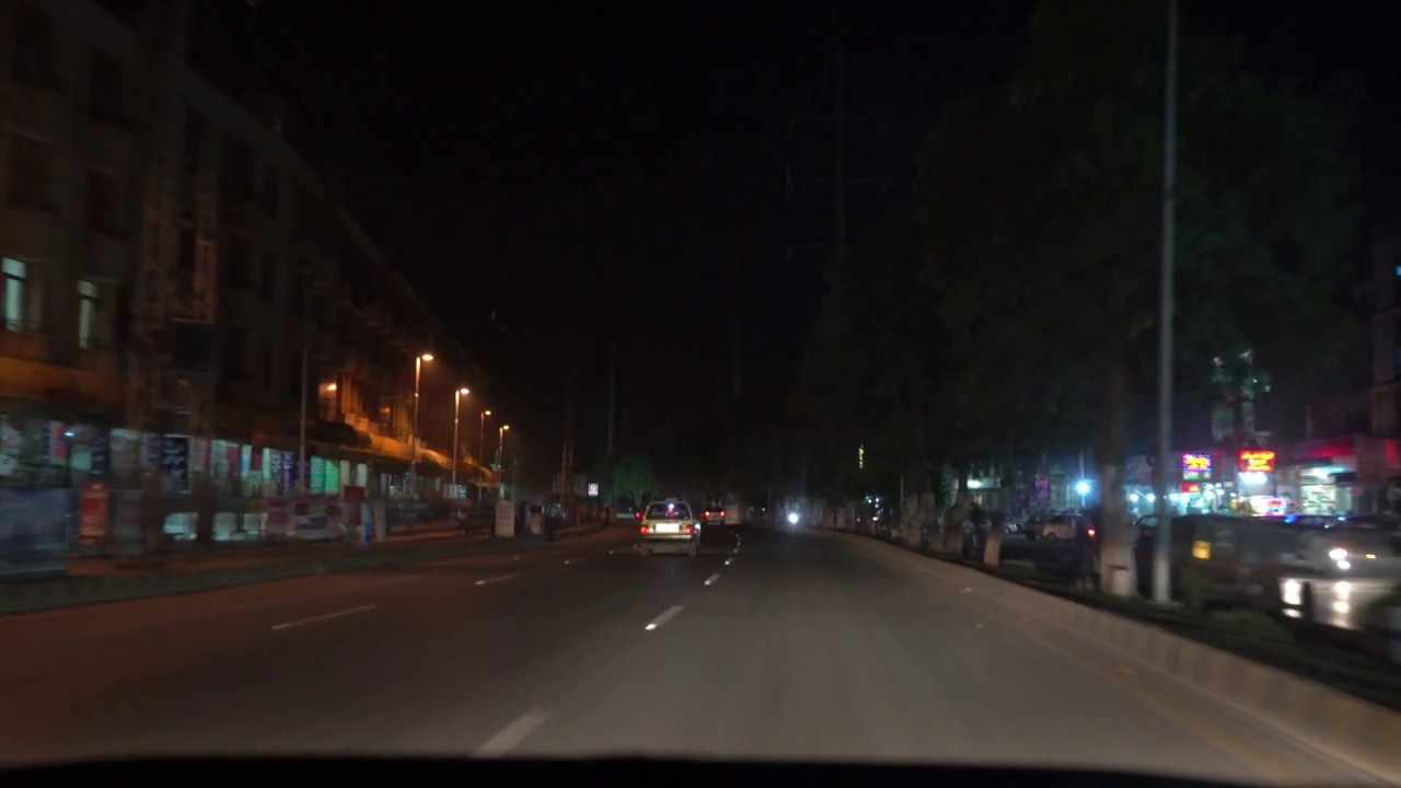 Rawalpindi Stadium Rd, Murree Rd - Night drive | Punjab | Pakistan 🇵🇰