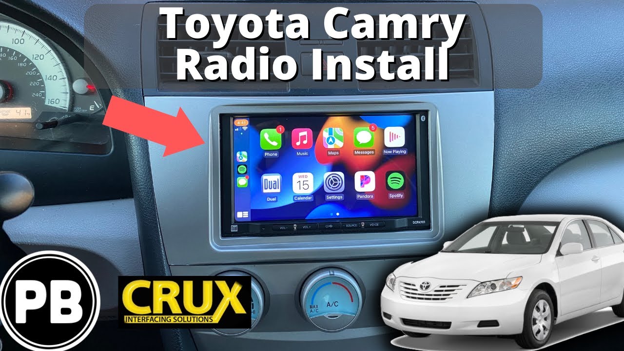 2007 - 2011 Toyota Camry Radio Install