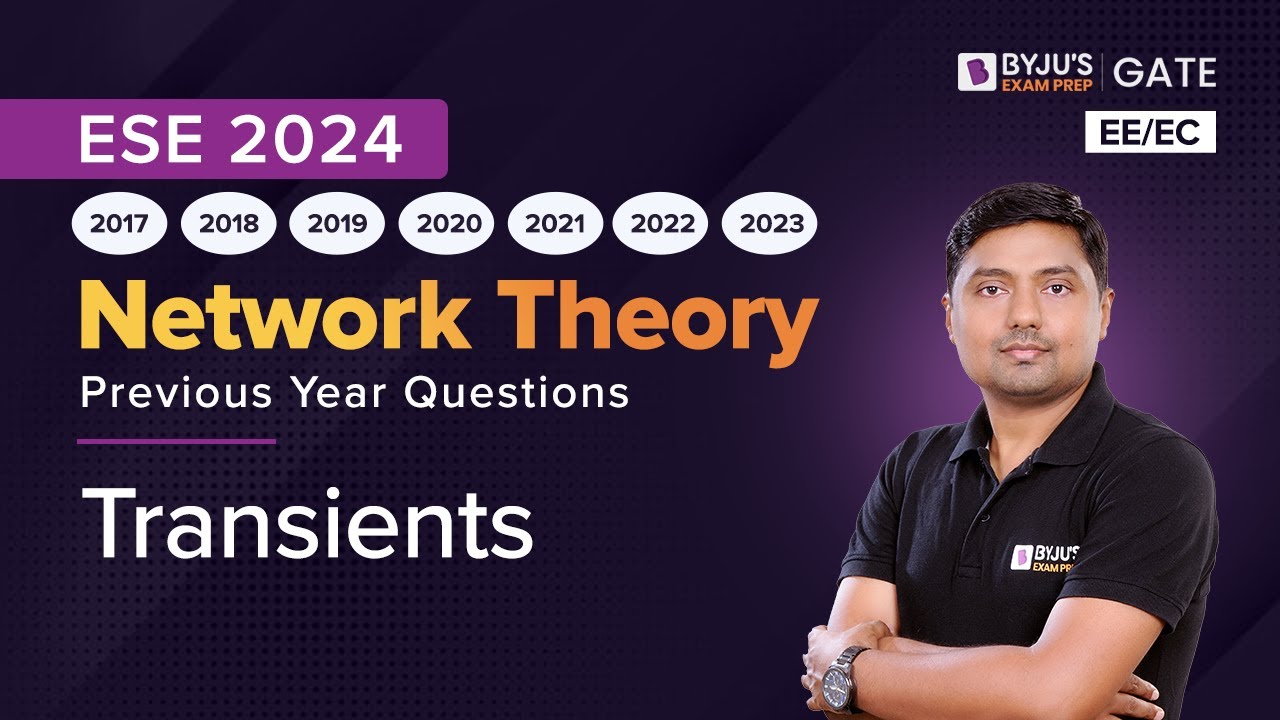 ESE 2024 | Transients in Network Theory | ESE Previous Year Questions (2017 - 2023) | BYJU'S GATE