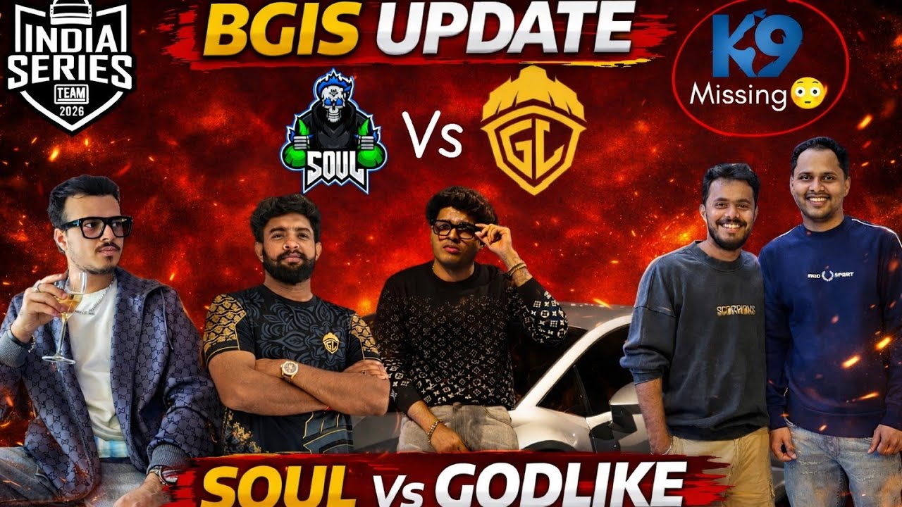 Soul vs GodLike 😳 BGIS se pehle bada update GodLike New Mentor Robinsa ?