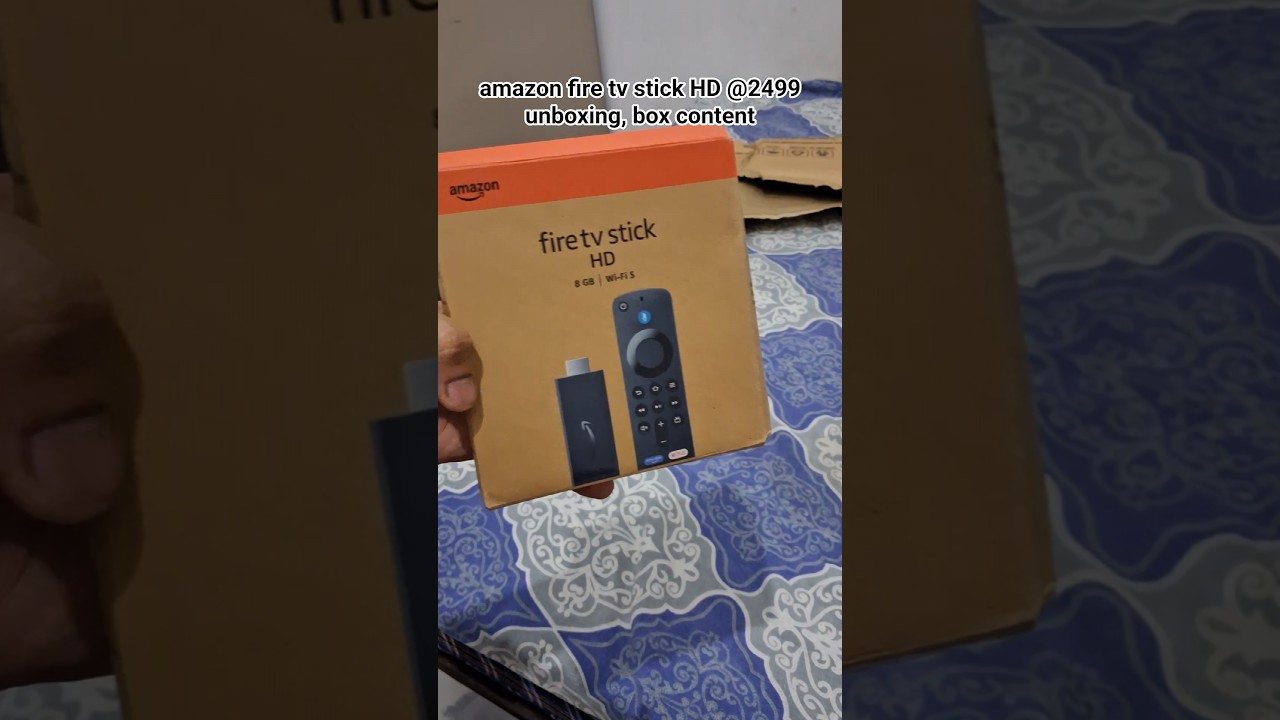amazon fire tv stick HD ₹2499 unboxing box content #amazonfirestick #firetvstick