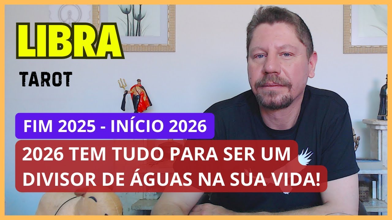 LIBRA TAROT ♎ 2026 TEM TUDO PARA SER UM DIVISOR DE ÁGUAS NA SUA VIDA!