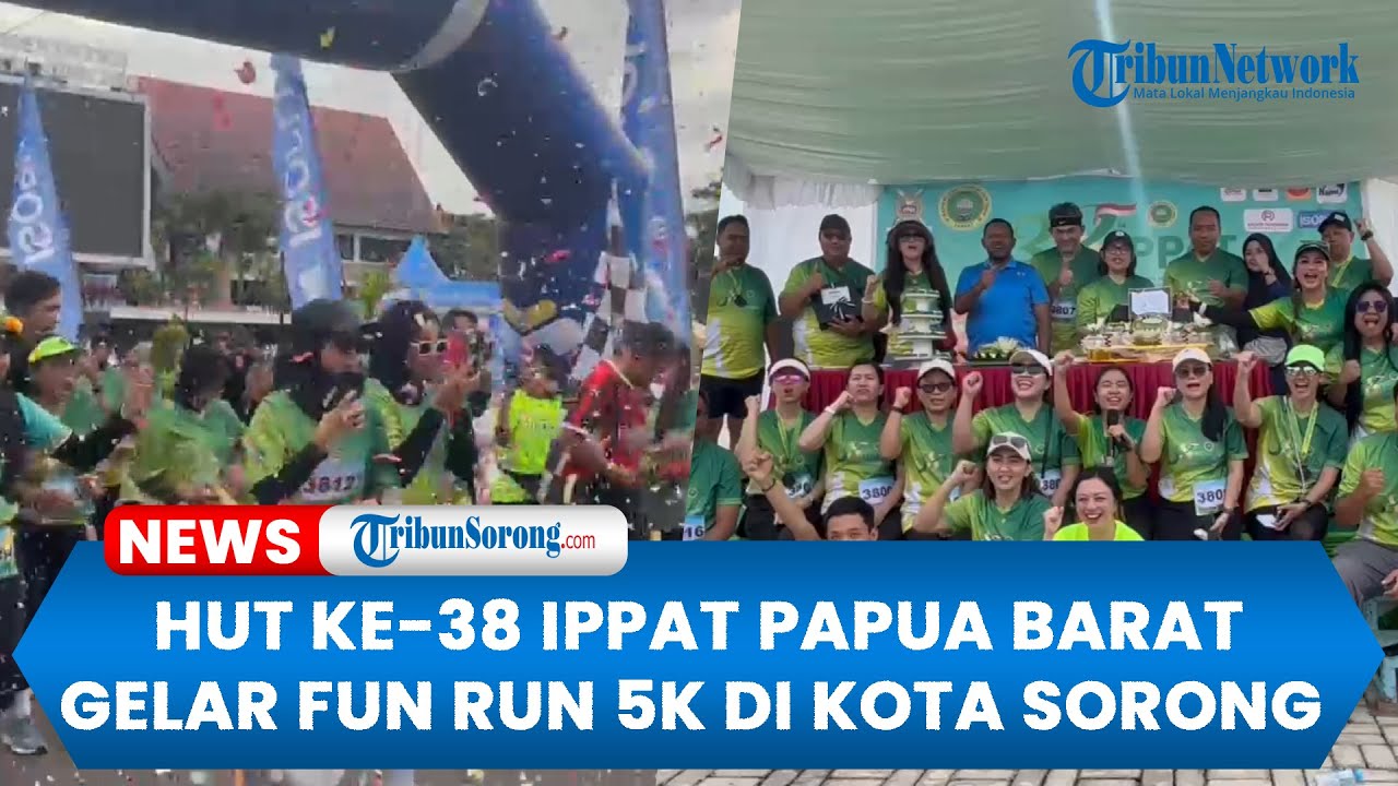 IPPAT Papua Barat Rayakan HUT Ke-38 dengan Fun Run di Kota Sorong: Mengabdi untuk Negeri
