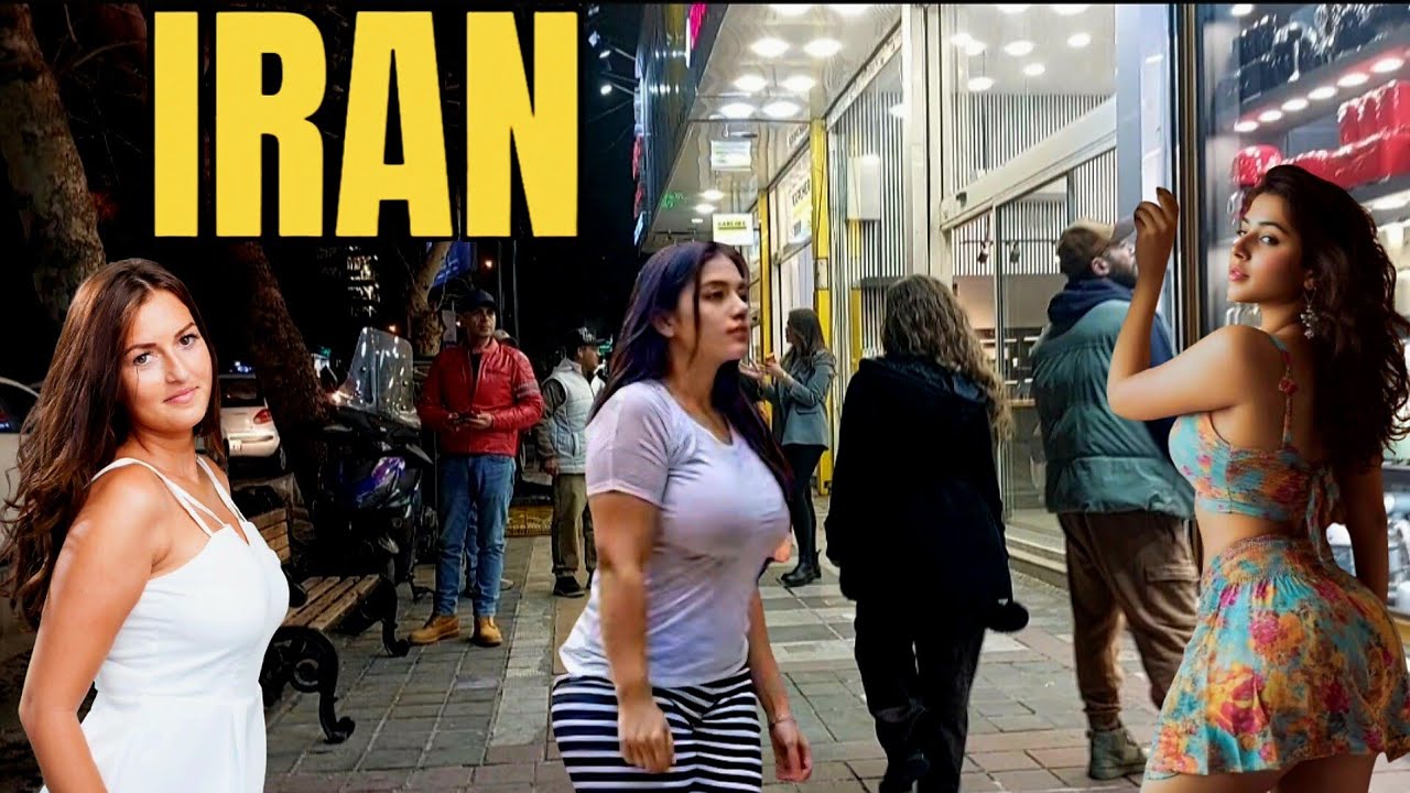 ⭐ Tehran Night Walking Tour 🇮🇷 | Shariati Street (Mirdamad to Sadr)