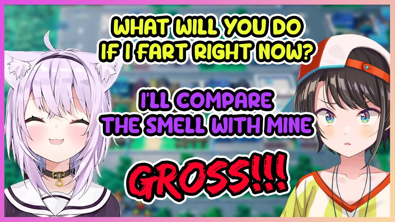Subaru and Okayu talk about farts [HOLOLIVE]