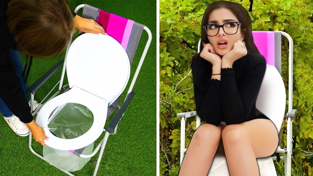 Trying CAMPING LIFE HACKS to see if they work