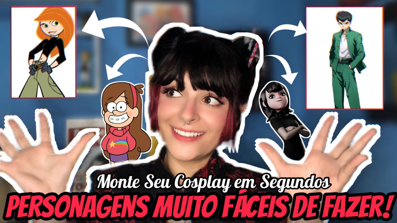 Cosplays que você pode montar com roupas simples - Personagens fáceis de fazer!!